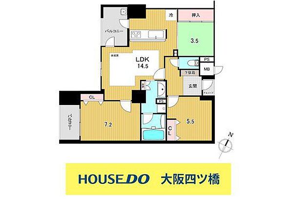 間取りを拡大表示