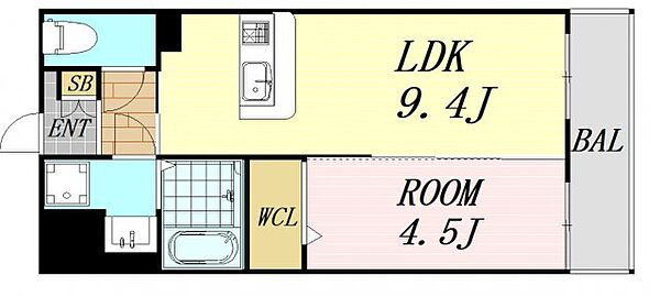 大阪府吹田市垂水町3丁目(賃貸マンション1LDK・15階・35.35㎡)の写真 その2