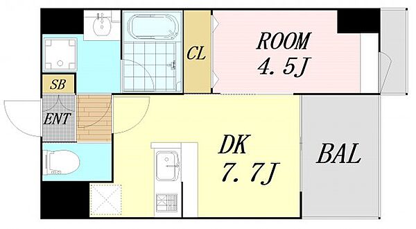 プレジオ難波ASIAN ｜大阪府大阪市浪速区稲荷1丁目(賃貸マンション1DK・5階・31.15㎡)の写真 その2