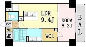 EL-Sia Umekita  ｜ 大阪府大阪市北区大淀中5丁目（賃貸マンション1LDK・8階・40.78㎡） その2