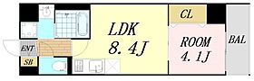 大阪府大阪市北区浪花町（賃貸マンション1LDK・3階・31.85㎡） その2