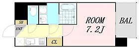 BROAD 新うめきたRESIDENCE  ｜ 大阪府大阪市北区中津6丁目（賃貸マンション1K・6階・23.40㎡） その2