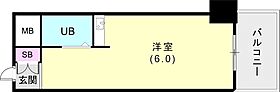 セントラルハイツ湊川 407 ｜ 兵庫県神戸市兵庫区新開地1丁目3-15（賃貸マンション1R・4階・16.10㎡） その2