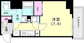 レジデンス神戸ウィステリアパーク 302 ｜ 兵庫県神戸市兵庫区本町1丁目3-15（賃貸マンション1K・3階・26.92㎡） その2