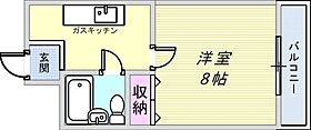 エトワール六甲 305 ｜ 兵庫県神戸市灘区上河原通3丁目2-9（賃貸マンション1K・3階・20.00㎡） その2