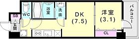 アドバンス神戸レイソレ 609 ｜ 兵庫県神戸市兵庫区浜崎通10-15（賃貸マンション1DK・6階・28.06㎡） その2