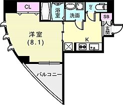 WELLBEAR新神戸  ｜ 兵庫県神戸市中央区熊内町4丁目13-15（賃貸マンション1K・6階・31.05㎡） その2