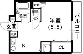 エール箕岡 101 ｜ 兵庫県神戸市灘区箕岡通1丁目2-20（賃貸マンション1R・1階・23.32㎡） その2