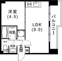 クラッシイヒルズ元町 402 ｜ 兵庫県神戸市中央区北長狭通4丁目6-10（賃貸マンション1LDK・4階・28.00㎡） その2