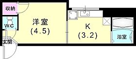 オリーブハウス 206 ｜ 兵庫県神戸市長田区丸山町4丁目14-3（賃貸アパート1K・2階・16.21㎡） その2