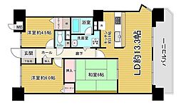 ラウムズ白子 3LDKの間取図画像