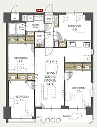 間取図画像 4LDK