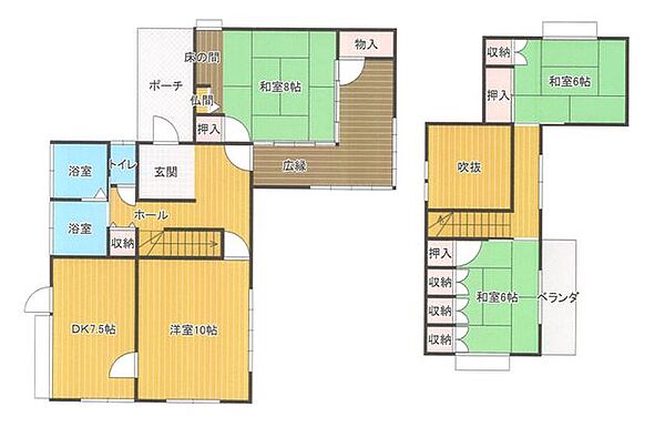 間取りを拡大表示