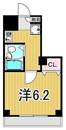 トワイライト2 1Kの間取図画像