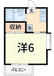 メゾン・テクノ ワンルームの間取図画像