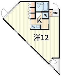 F.R.M.ビル 1Kの間取図画像