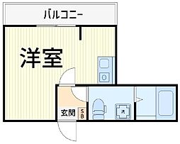 Lietorea ワンルームの間取図画像
