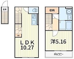カインドネス金町 1LDKの間取図画像