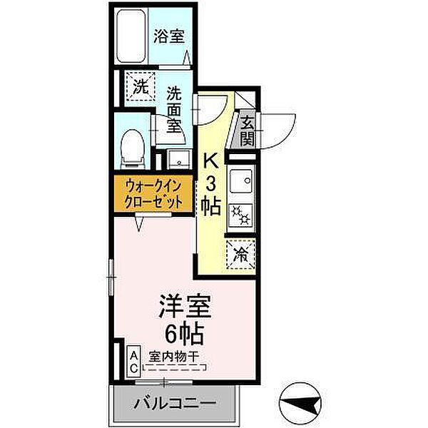 グラナーデ西亀有 203｜東京都葛飾区西亀有3丁目(賃貸アパート1K・2階・24.16㎡)の写真 その4