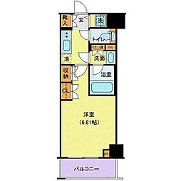 DIPS金町レジデンス 1Kの間取図画像