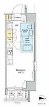 プラウドフラット浅草アベニュー  ｜ 東京都台東区千束1丁目（賃貸マンション1K・2階・25.08㎡） その2