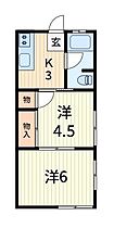 新井マンション 303 ｜ 東京都葛飾区東金町7丁目（賃貸マンション2K・2階・29.70㎡） その2