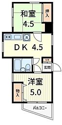 間取図画像 2DK