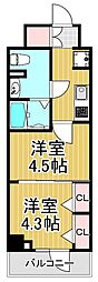 ARKMARKお花茶屋 2Kの間取図画像