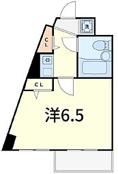日神パレス立石第2 1Kの間取図画像