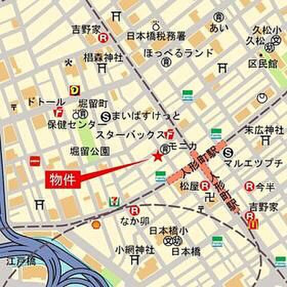 東京都中央区日本橋人形町3丁目(賃貸マンション1SLDK・8階・45.03㎡)の写真 その6