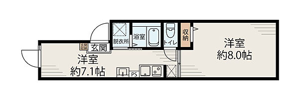 レジデンス千田 202｜東京都江東区千田(賃貸マンション1LDK・2階・30.01㎡)の写真 その2