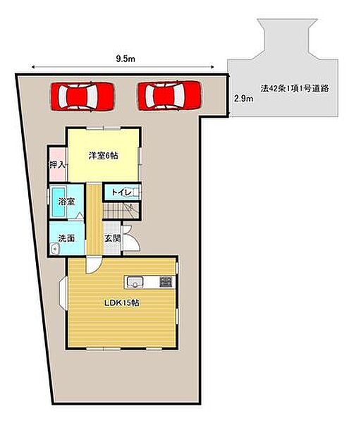 間取りを拡大表示