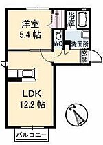 山口県山口市平井10081-1（賃貸アパート1LDK・2階・40.41㎡） その2