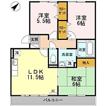 山口県山口市鰐石町2-18（賃貸アパート3LDK・3階・67.15㎡） その2