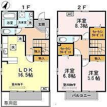 山口県山口市矢原6-28-5（賃貸アパート3LDK・1階・99.40㎡） その2