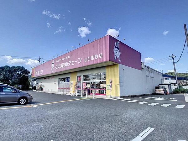 画像19:クスリ岩崎チェーン山口吉敷店(1、558m)