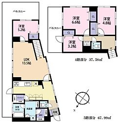 間取図画像 4LDK