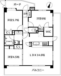 間取図画像 3LDK