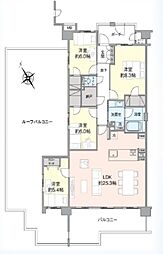 エンゼルラクシィ南大沢 4SLDKの間取図画像
