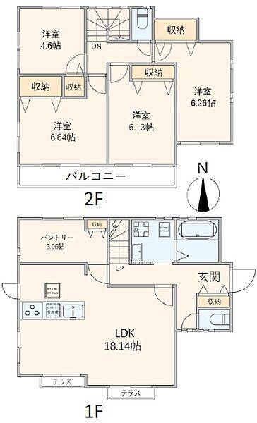 間取りを拡大表示