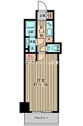 レガーロ御茶ノ水2 1Kの間取図画像