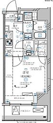 ディアレイシャス鶯谷 1Kの間取図画像