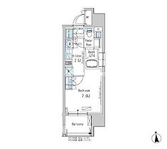 パークアクシス新御徒町East  ｜ 東京都台東区三筋２丁目（賃貸マンション1K・6階・25.84㎡） その2