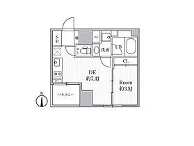 CAVANA　SHINTOMICHO  ｜ 東京都中央区新富１丁目（賃貸マンション1DK・6階・26.75㎡） その2