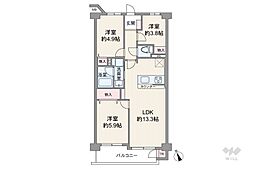 間取図画像 3LDK