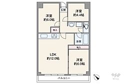間取図画像 3LDK