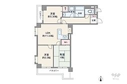 間取図画像 3LDK