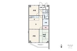 間取図画像 3DK