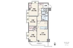 GSハイム堀切菖蒲園 3LDKの間取図画像