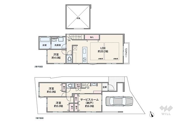 間取りを拡大表示